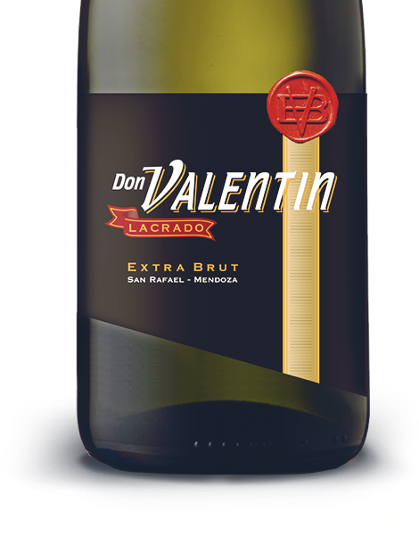 Don Valentín Lacrado Extra Brut bottle